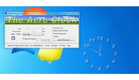 TheAeroClock 8.71 Download Freeware